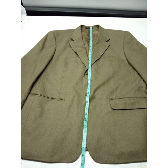 Jacques Bellini Suit Size 42 wool blend Light Brown Pants Size - Picture 7 of 9